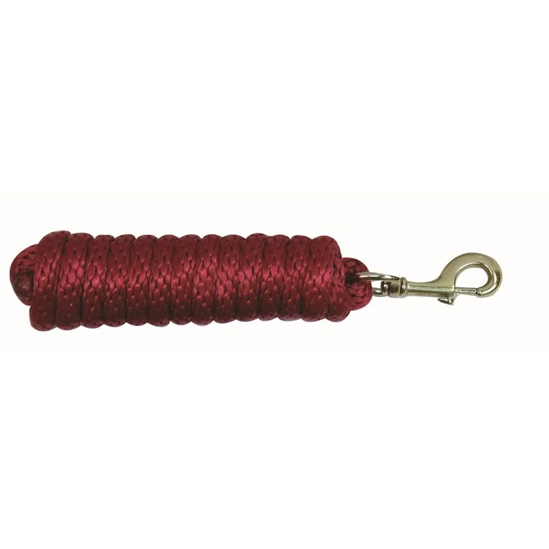 Western Rawhide 3/4" Cotton Lead Rope W/Bolt Snap - Brown 3 Western Rawhide 3/4" Cotton Lead Rope W/Bolt Snap - Brown