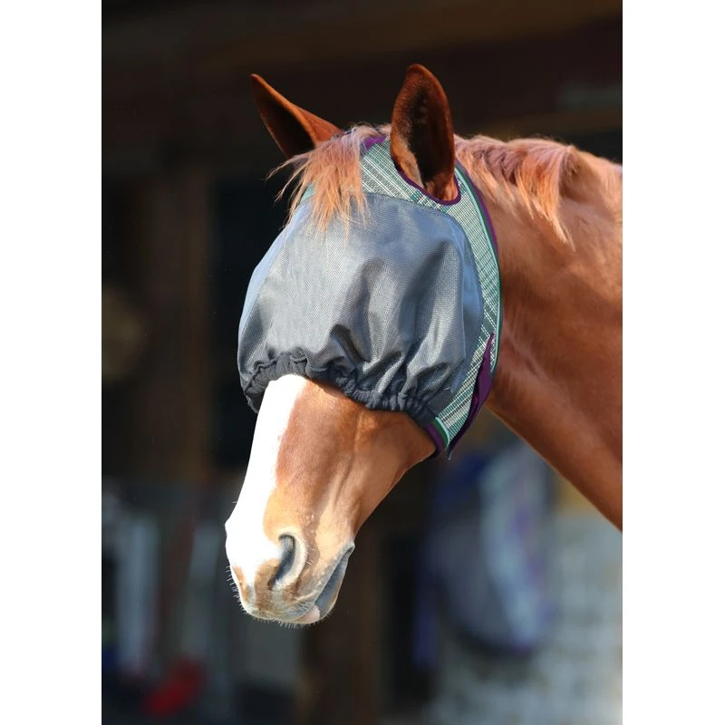 Kensington UViaitor Dartless Fly Mask W/Web Trim And Forelock Opening - Imperial Jade 3 Kensington UViaitor Dartless Fly Mask W/Web Trim And Forelock Opening - Imperial Jade