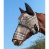 Kensington Signature Fly Mask W/Nose, Ears And Forelock Hole - Deluxe Black -Saddle Shop 446485 800 800