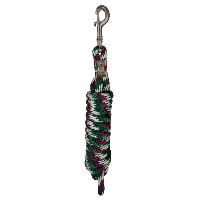 Kensington 10 Poly Tri-Color Lead Rope - Imperial Jade 3 Kensington 10 Poly Tri-Color Lead Rope - Imperial Jade