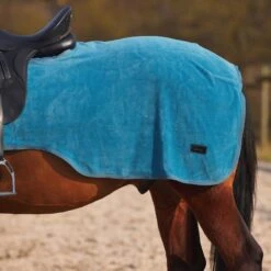 Horze Marquess Fleece Riding Blanket - Aegean Blue -Saddle Shop 454054 800 800
