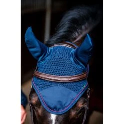 Rambo Ear Net - Navy/Burgundy -Saddle Shop 466484 800 800