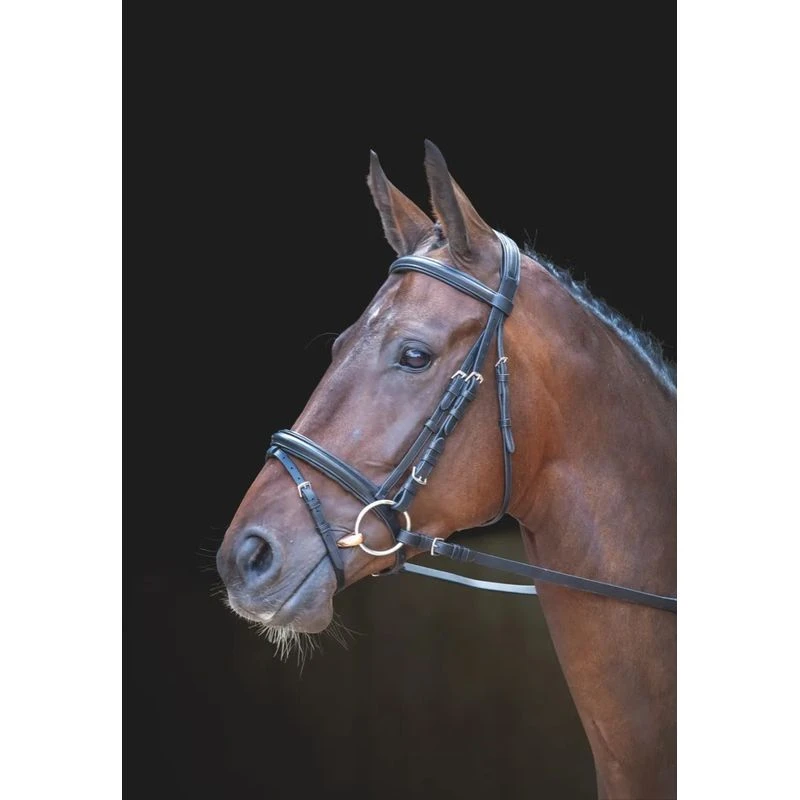 Shires Rossano Milan Bridle - Black 3 Shires Rossano Milan Bridle - Black