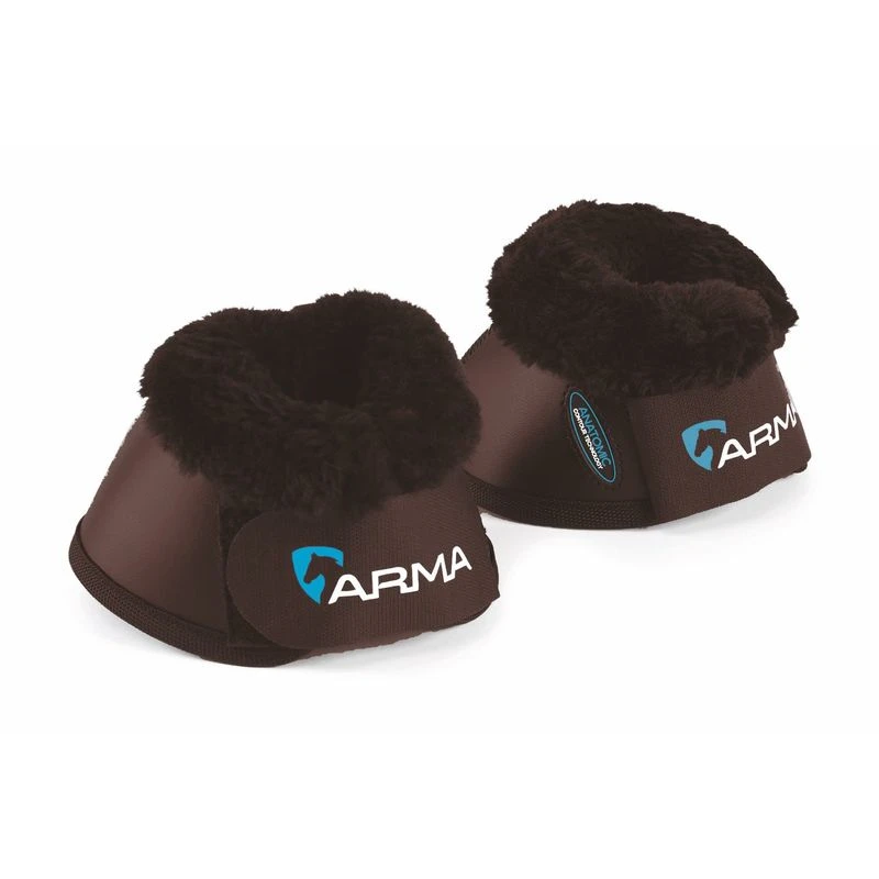 Shires ARMA SupaFleece Over Reach Boots - Brown 3 Shires ARMA SupaFleece Over Reach Boots - Brown