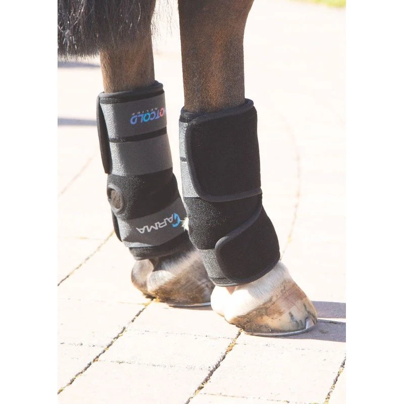 Shires ARMA Hot/Cold Joint Relief Boots - Black 4 Shires ARMA Hot/Cold Joint Relief Boots - Black - Image 2