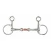 Shires Hanging Cheek Copper Lozenge Snaffle Bit 1 Shires Hanging Cheek Copper Lozenge Snaffle Bit -Saddle Shop 471308 800 800