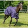 Pessoa Alpine 1200D Turnout Blanket 180g - Mulberry Plaid -Saddle Shop 471983 800 800