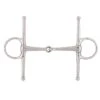 Korsteel Stainless Steel Jointed Full Cheek Snaffle Bit -Saddle Shop 474427 800 800