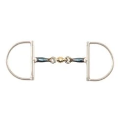 Shires Blue Brass Alloy Peanut Hunter Dee Bit