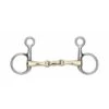 Shires Hanging Cheek W/Lozenge - Brass Alloy -Saddle Shop 475006 800 800