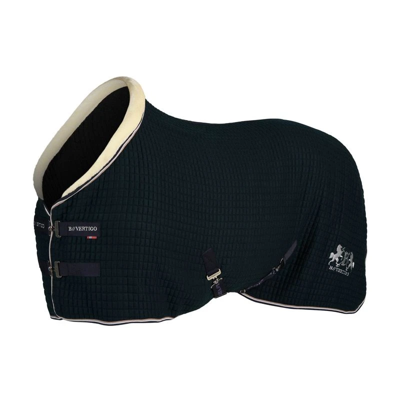 B Vertigo Dylan Thermo Blanket W/Faux Fur Collar - Dark Navy 3 B Vertigo Dylan Thermo Blanket W/Faux Fur Collar - Dark Navy