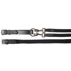 Horze Webbed Draw Reins - Black