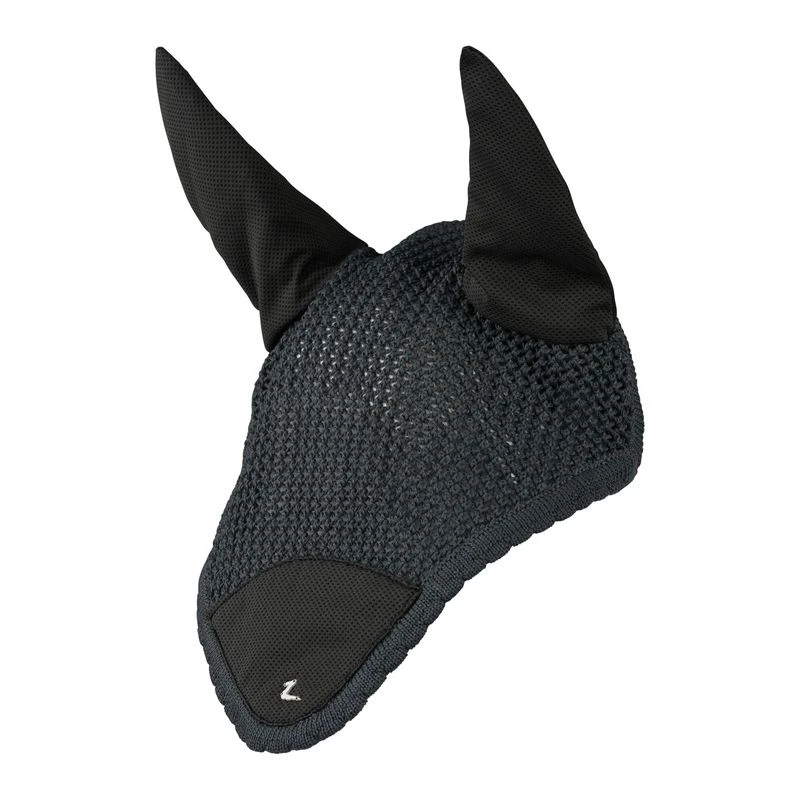 Horze Cooling Ear Net - Dark Grey 3 Horze Cooling Ear Net - Dark Grey