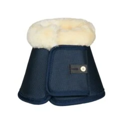 Horze Lincoln Faux Fur Bell Boots - Dress Dark Blue 10 Horze Lincoln Faux Fur Bell Boots - Dress Dark Blue -Saddle Shop 479955 800 800