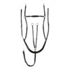 Horze Belgravia 5-Point Breastplate Martingale W/Running Attachment - Black -Saddle Shop 480002 800 800