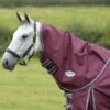 Weatherbeeta Comfitec Plus Dynamic II Neck Rug Medium - Maroon/Grey/White -Saddle Shop 482756 800 800