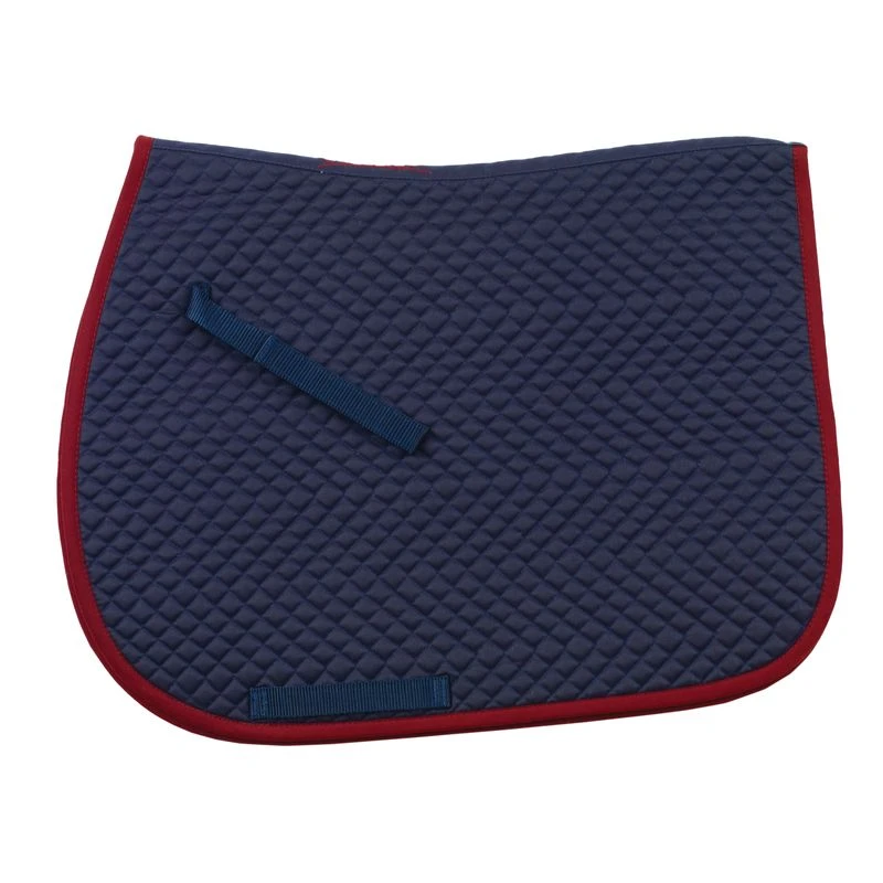 Ovation Pro Mini Quilt Jumping Pad - Navy/Burgundy 3 Ovation Pro Mini Quilt Jumping Pad - Navy/Burgundy