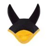 Woof Wear Ergonomic Ear Net - Black/Sunshine Yellow -Saddle Shop 494123 800 800