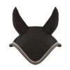 Woof Wear Noise Reducing Fly Veil - Black/Brushed Steel -Saddle Shop 494125 800 800