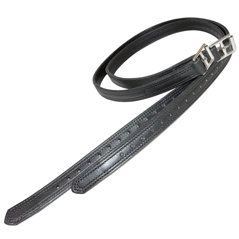 Nunn Finer Nylon Center 1" Stirrup Leathers - Black 3 Nunn Finer Nylon Center 1" Stirrup Leathers - Black