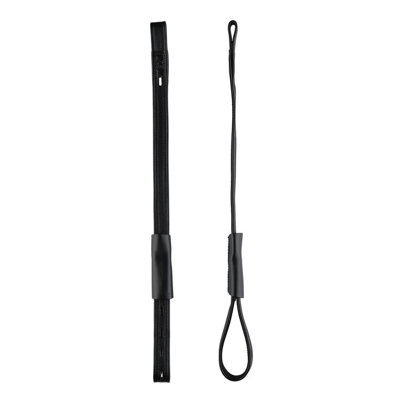 Horze Soft Dressage Stirrup Leathers W/Nylon Inside - Black 3 Horze Soft Dressage Stirrup Leathers W/Nylon Inside - Black