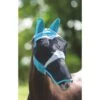 Shires Fine Mesh Fly Mask W/Ears & Nose - Teal 1 Shires Fine Mesh Fly Mask W/Ears & Nose - Teal -Saddle Shop 509561 800 800
