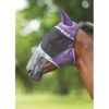 Shires Deluxe Fly Mask W/Nose Fringe - Purple -Saddle Shop 512435 800 800