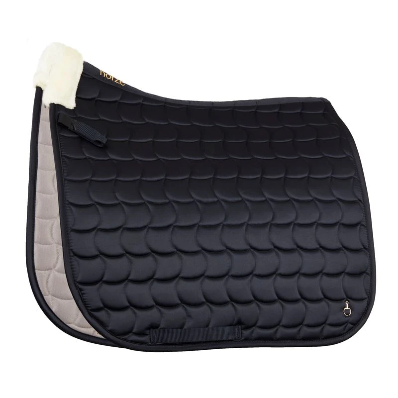 Horze Houston Fleece Wither Dressage Saddle Pad - Dark Navy 3 Horze Houston Fleece Wither Dressage Saddle Pad - Dark Navy