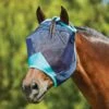 Weatherbeeta Comfitec Deluxe Fine Mesh Mask - Navy/Turquoise 2 Weatherbeeta Comfitec Deluxe Fine Mesh Mask - Navy/Turquoise -Saddle Shop 534508 800 800