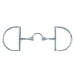 Korsteel Stainless Steel Segunda Dee Ring Snaffle Bit