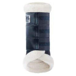 B Vertigo Drew Fleece Lined Brushing Boots - Dark Navy -Saddle Shop 544506 800 800