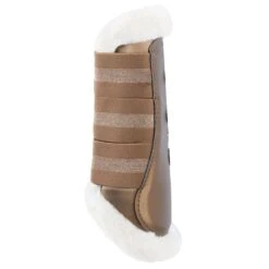 B Vertigo Drew Fleece Lined Brushing Boots - Cub Brown -Saddle Shop 544531 800 800