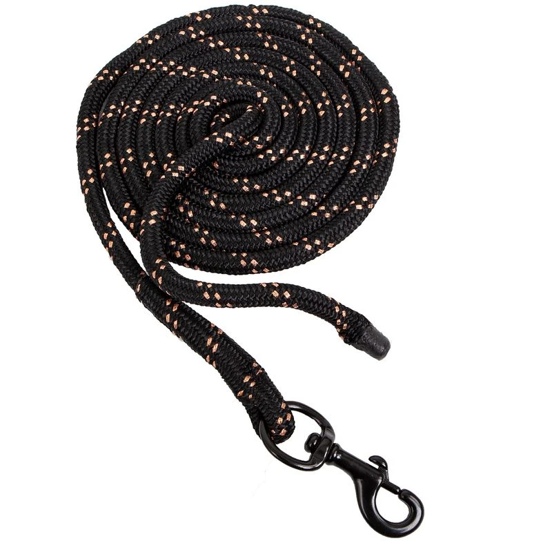 Blocker 10' Lead Rope - Black/Rose Gold 3 Blocker 10' Lead Rope - Black/Rose Gold