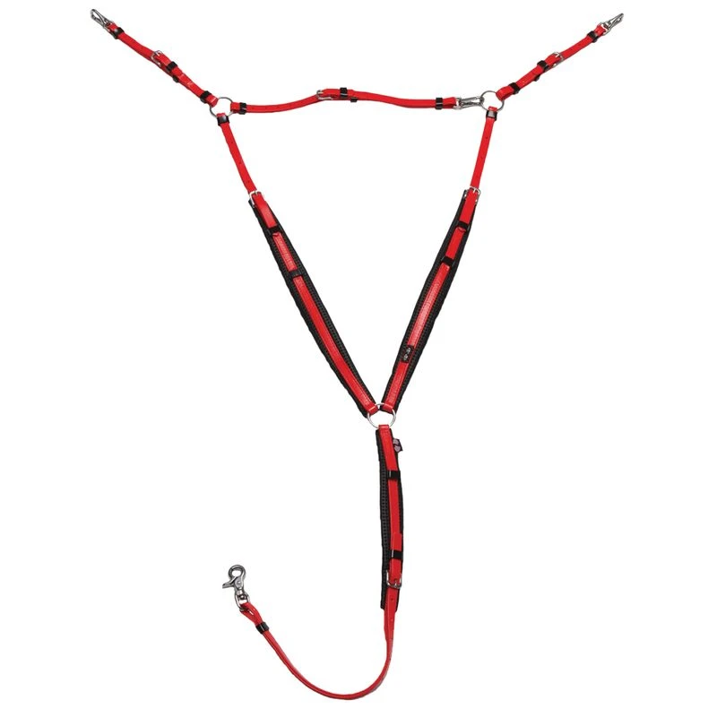 Zilco Deluxe Endurance Breastplate - Red 3 Zilco Deluxe Endurance Breastplate - Red