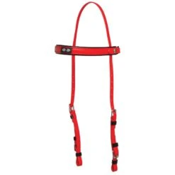 Zilco Deluxe Endurance Bridle Headstall Only - Red