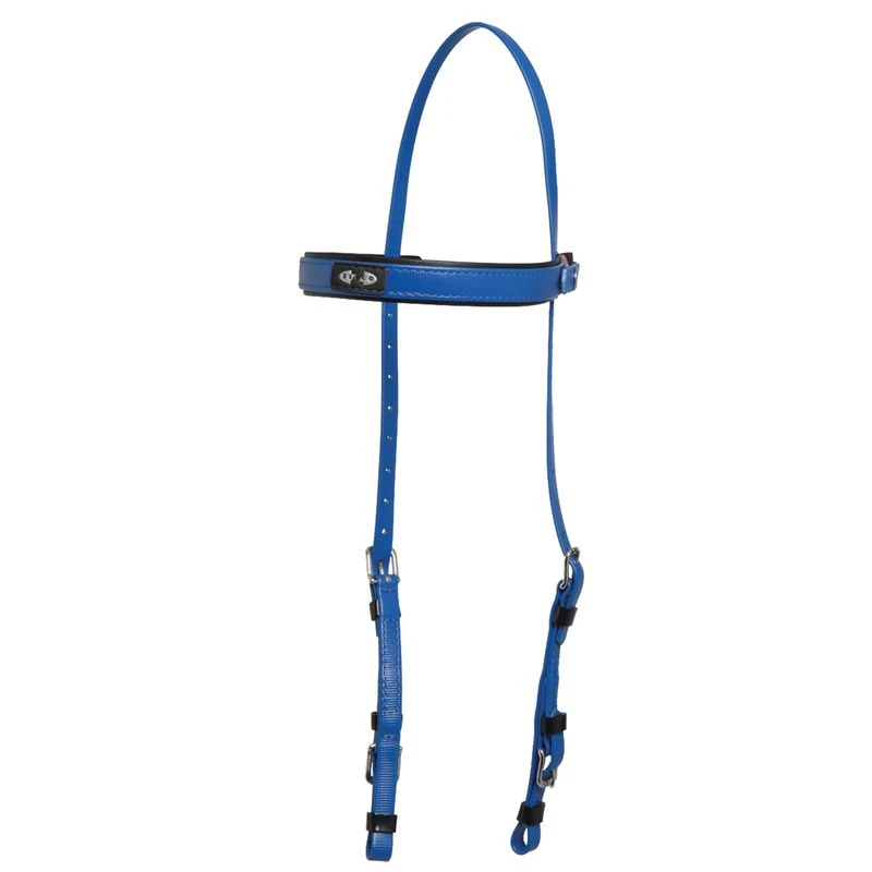 Zilco Deluxe Endurance Bridle Headstall Only - Royal Blue 3 Zilco Deluxe Endurance Bridle Headstall Only - Royal Blue