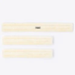 Horze Narvik Faux-Fur Breastplate Cover Set - Off-White