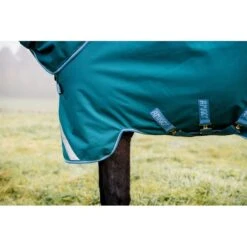 Amigo Bravo 12 Plus Disc Closure Turnout 100g - Storm Green/Turquoise/Aqua -Saddle Shop 555740 800 800