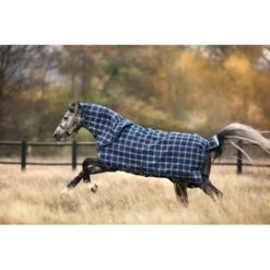 Rhino Plus Heavy VariLayer Turnout - Navy Check/Indigo