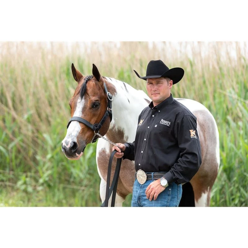 Perri's Western Crocodile Embossed Show Halter - Havana 3 Perri's Western Crocodile Embossed Show Halter - Havana