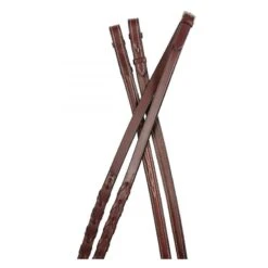Collegiate Raised Fancy Stitched Laced Reins II - Brown