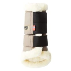 B Vertigo Quinn Brushing Boots - Shiitake Beige -Saddle Shop 602295 800 800