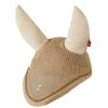 Horze Quinn Ear Net - Shiitake Beige 1 Horze Quinn Ear Net - Shiitake Beige -Saddle Shop 602857 800 800