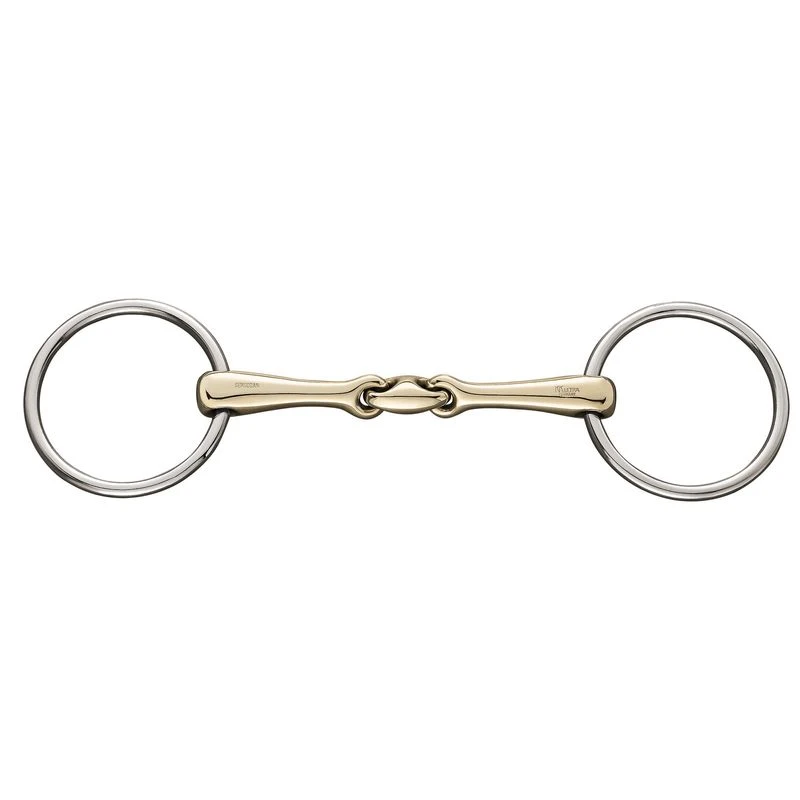 Herm Sprenger KK Ultra Loose Ring Snaffle Bit 18mm Double Jointed 3 Herm Sprenger KK Ultra Loose Ring Snaffle Bit 18mm Double Jointed