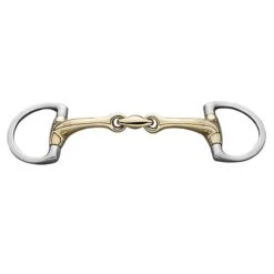 Herm Sprenger Dynamic RS Eggbutt D-Ring Bradoon Bit 14mm Double Jointed