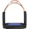 Herm Sprenger Bow Balance Stirrups - Bronze/Black/Blue Pad -Saddle Shop 605131 800 800