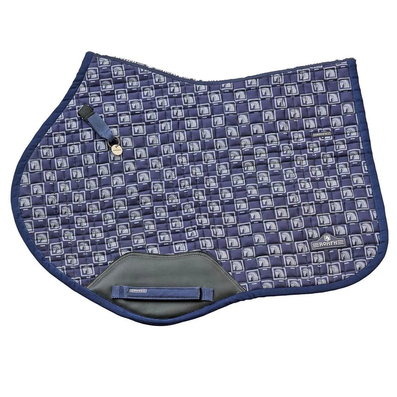 Romfh Curvy Saddle Pad - Romfh Logo Check 3 Romfh Curvy Saddle Pad - Romfh Logo Check