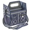 Romfh Large Groom Tote - Romfh Logo Check -Saddle Shop 616406 800 800