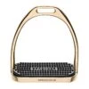 Herm Sprenger Fillis Stirrups - Gold/Black Pad -Saddle Shop 616947 800 800