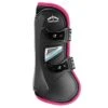 Veredus Olympus Vento Color Open Front Boots - Black/Pink -Saddle Shop 617291 800 800